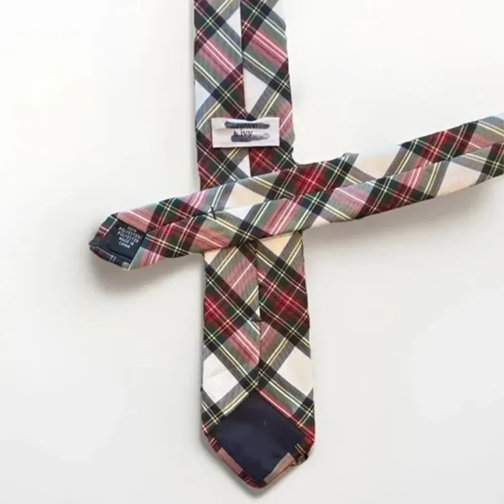 Crown & Ivy Boys Plaid Necktie 3